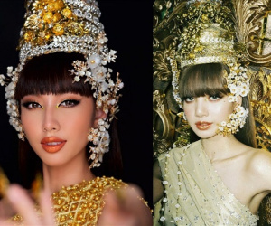 Thùy Tiên gây 'sốt' khi nói tiếng Thái, cosplay Lisa (BLACKPINK) trước thềm Miss Grand