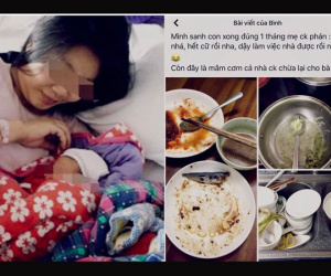 Con vừa đầy tháng mẹ chồng đã lôi nàng dâu ra nói một câu lạnh lùng khó tả, nhìn mâm cơm phần cô bất lực khóc òa