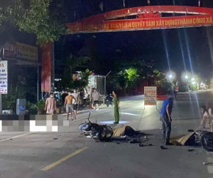 Điều tra vụ tai nạn 2 xe máy đâm nhau khiến 4 thanh niên trẻ tuổi thương vong