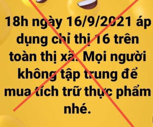Chủ tịch phường đăng Facebook loan tin giãn cách xã hội khiến dân đổ xô đi tích trữ thực phẩm