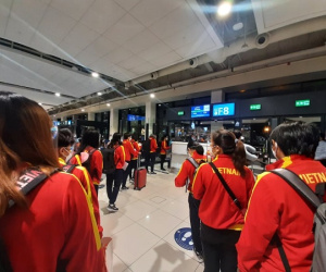 Đội tuyển Nữ Việt Nam đã có mặt tại, sẵn sàng cho vòng loại Asian Cup
