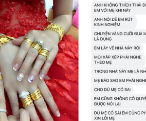 Chồng ép vợ đưa mẹ giữ vàng cưới, tuyên bố: 'Nhà này xảy ra chuyện thì mặc định lỗi của em'