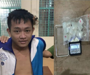 Đang trên đường đi giao ma túy cho con nghiện thì bị bắt giữ