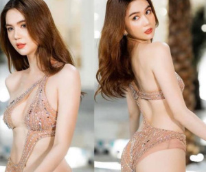 Ngọc Trinh được báo Trung khen đẹp gấp 10 lần 'Nữ thần gợi cảm' Lâm Chí Linh