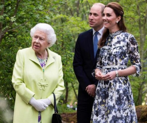 Nữ hoàng từng trêu đùa cách ăn mặc của vợ chồng William - Kate