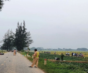 Hiện trường vụ tai nạn thảm khốc đêm Trung thu ở Phú Thọ khiến 5 thanh thiếu niên tử vong