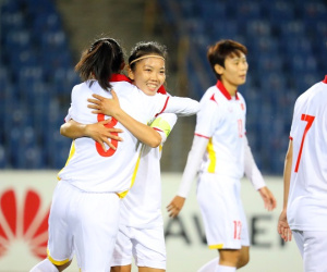 Tuyển nữ Việt Nam thắng 16-0 trận mở màn vòng loại Asian Cup 2022