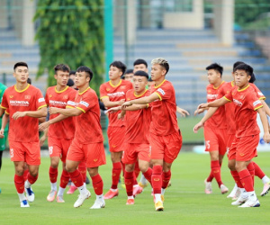 U22 Việt Nam trở lại tập luyện, nỗ lực ghi điểm để cạnh tranh suất tham dự Vòng loại U23 châu Á 2022