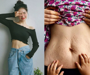 Lần đầu Hoà Minzy khoe cận chiếc bụng bầu đầy vết rạn thâm đen, chỉ những ai làm mẹ mới hiểu hết loạt ảnh khó tin này!