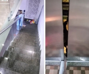 Người đàn ông đăng clip cảnh mẹ bị kẹt trong thang máy của gia đình, dân mạng bình luận 'hoá ra nhà giàu có tiền xây thang máy cũng không hẳn sung sướng'