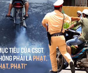 Cục CSGT: 'Việc bắt buộc kiểm tra khí thải hàng chục triệu xe máy là để bảo vệ người dân, không nhằm mục đích xử phạt'