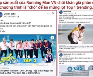 Dân mạng đồng loạt vote 1 sao cho page của công ty sản xuất Running Man tại Việt Nam sau khi bị cho là có phát ngôn chửi khán giả là 'chó'
