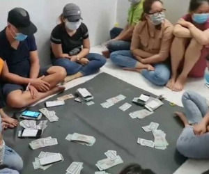 Đột kích sòng bạc ở hồ câu, cảnh sát thu giữ 1,5 tỷ đồng
