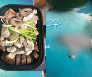 Cô gái order suất lòng về nhưng vừa mở hộp đã tá hỏa khi thấy một thứ ở bên trong