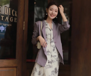 Nàng blogger Trung Quốc có 4 set đồ đẹp chuẩn mà chẳng cần 'gồng', học theo thì chẳng lo mặc xấu