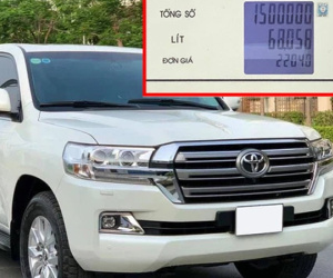Chủ xe Toyota Land Cruiser tiết lộ gây shock: 'Đổ 1,5 triệu tiền xăng đi 4 ngày là hết, đường Hà Nội tiêu thụ 25L/100km'