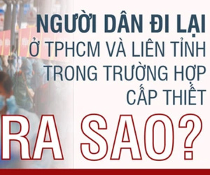 Người dân đi lại ở TP.HCM và liên tỉnh trong trường hợp cấp thiết ra sao?