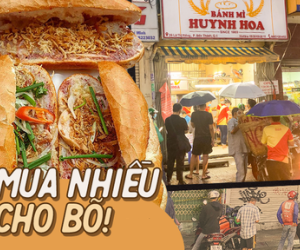 NGAY LÚC NÀY: Hàng chục người xếp hàng dưới mưa mua ổ bánh mì đắt nhất Sài Gòn, có khách hốt chục cái ăn "trả thù" mùa dịch!