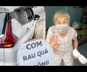 Cưỡi hẳn 4 bánh vẫn xin cơm từ thiện 0 đồng của hai cụ già, hành động ở cuối của nam thanh niên khiến tất cả bất ngờ