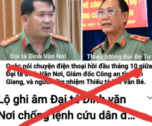 Xác định chủ mưu vụ cắt ghép clip ghi âm Đại tá Đinh Văn Nơi