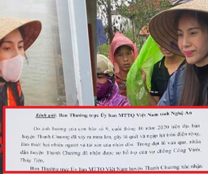 Chính quyền Nghệ An lên tiếng việc Thủy Tiên trao tiền cứu trợ: 'Chúng tôi đang làm việc với cơ quan chức năng'