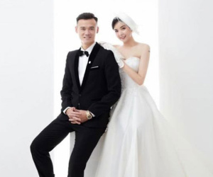 Rời khỏi đội tuyển bóng đá Việt Nam, tiền đạo Xuân Nam tung ảnh cưới bên cô dâu xinh đẹp