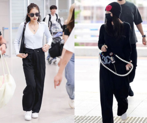 Jennie sắm đồ đơn giản hơn bạn nghĩ, chỉ mua quần đen ống rộng mà phối được hẳn 8891 bộ đồ