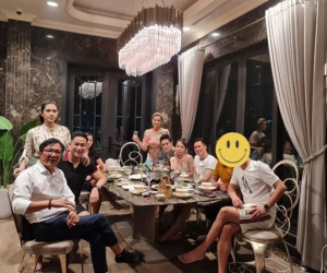 Tiệc hội ngộ bạn thân, netizen chỉ chăm chăm 'soi' tình cảm của Quỳnh Nga và Việt Anh qua 1 chi tiết?