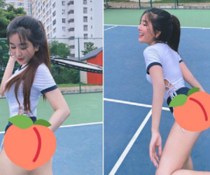 'Nữ thần học đường' ăn vận sexy quá đà, vòng 3 'lồ lộ' trước ống kính xem mà đỏ mặt dùm