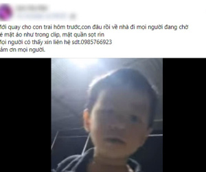 Clip: Người bố tiết lộ chiếc áo con trai mặc ở thời điểm mất tích, mong con về nhà mọi người đang chờ