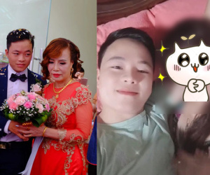 Sau thời gian mất hút, cô dâu Cao Bằng hơn chồng 35 tuổi tiếp tục gây chú ý với gương mặt khác lạ khi được chúc mừng 20/10
