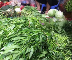 Trời mưa giá rau ở Hà Nội 'tăng phi mã', rau muống 24 ngàn/mớ