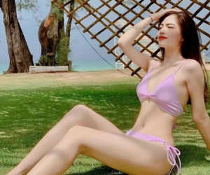 Ngắm vóc dáng nóng bỏng của 'bạn gái' Ngô Kiến Huy
