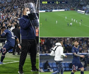 Messi bị truy đuổi trong trận cầu hỗn loạn giữa PSG và Marseille