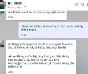 Lộ tin nhắn gây sốc của một giảng viên ở Hà Nội: 'Tạo điều kiện' cho nữ sinh tốt nghiệp ra trường bằng cuộc hẹn tại khách sạn