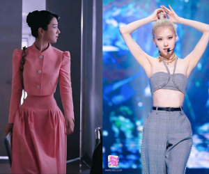 Sao Hàn có eo nhỏ tí: Seo Ye Ji trong set váy hồng vẫn bất bại, Rosé - Lisa đôi bạn cùng 'chiến' trong mọi chiếc quần short
