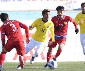Vòng loại U23 châu Á 2022: U23 Thái Lan thắng Lào, nuôi hy vọng đi tiếp