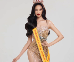 Ái Nhi tung ảnh diện váy dạ hội trước chung kết Miss Intercontinental