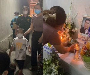Nghe mẹ giục đi đón bố, em bé chạy ra đầu ngõ mừng rỡ hỏi một câu khiến người lớn rơi nước mắt