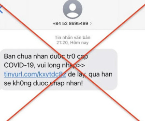 Cảnh báo tin nhắn lừa đảo nhận hỗ trợ bảo hiểm thất nghiệp