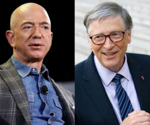 Bill Gates mừng sinh nhật cùng tỷ phú Jeff Bezos