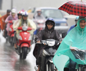Hà Nội và các tỉnh ở Bắc Bộ tiếp tục có mưa rào và dông, nhiệt độ có nơi dưới 19 độ C
