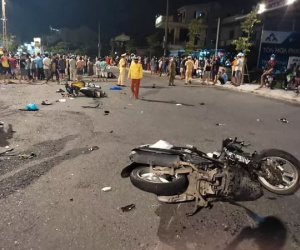 Ôtô tông 3 người thương vong ở Quảng Nam: Đèn đường tiền tỉ chập chờn