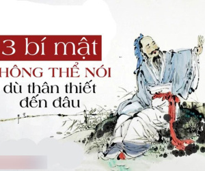 3 bí mật đừng dại mà tiết lộ cho người khác dù thân thiết như anh em ruột, nếu không muốn về già phải hối hận