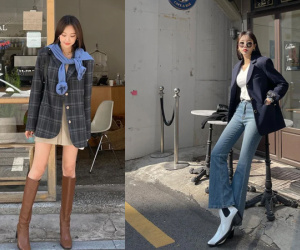 So kè gu thời trang của gái Hàn và gái Thái tuần qua: Bên diện toàn blazer, bên lên đồ chất chơi