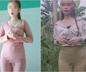 Cố tình mặc quần bó chẽn lộ 'vùng tam giác' để câu view, cô gái có phản ứng 'lạ' khi bị chỉ trích