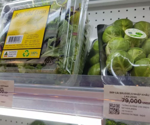 'Sốc' với rau nhập khẩu giá gần 1 triệu đồng/kg