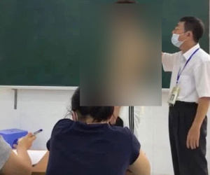 Nam sinh được thầy giáo yêu cầu lên bục giảng cởi áo ra, chưa biết để làm gì nhưng body 'mlem' quá xá, soi đến visual lại càng đỉnh