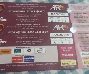 Vé trận ĐT Việt Nam trên sân Mỹ Đình rục rịch tăng giá