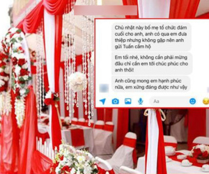 Chờ đợi bạn trai đi du học 3 năm trở về bù đắp, cô gái nhận được tấm thiệp mời cưới với lời nhắn khiến dân tình 'ngỡ ngàng ngơ ngác bật ngửa'